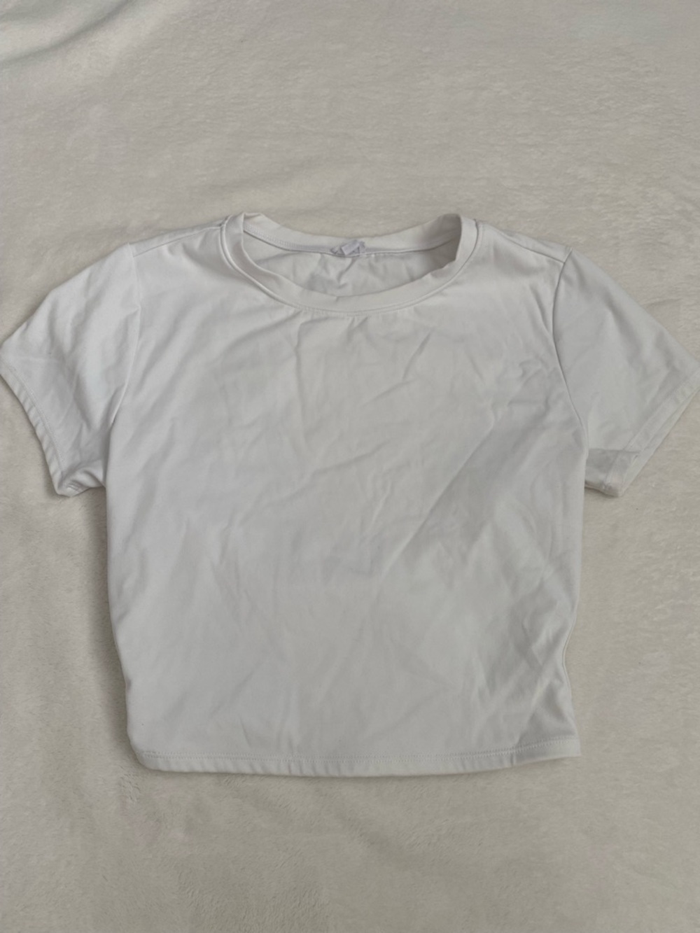 Garage White Short Sleeve Crewneck Tee